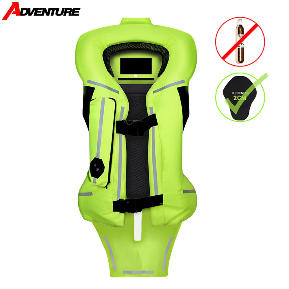 Motorcycle Airbag Vest Motorcycle Jacket Safty Life Jacket Moto Air Bag Vest Motocross Riding CE Airbag Reflective Safety Vest