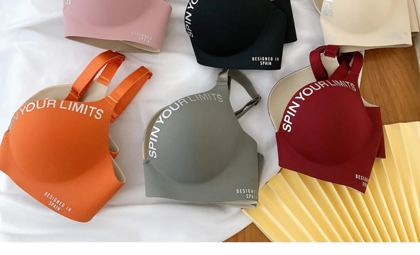 Dam Sömlös Blomtryckt BH – Push-up Trådlös Samlande Bralette 2026, 8 Färger S–XXL