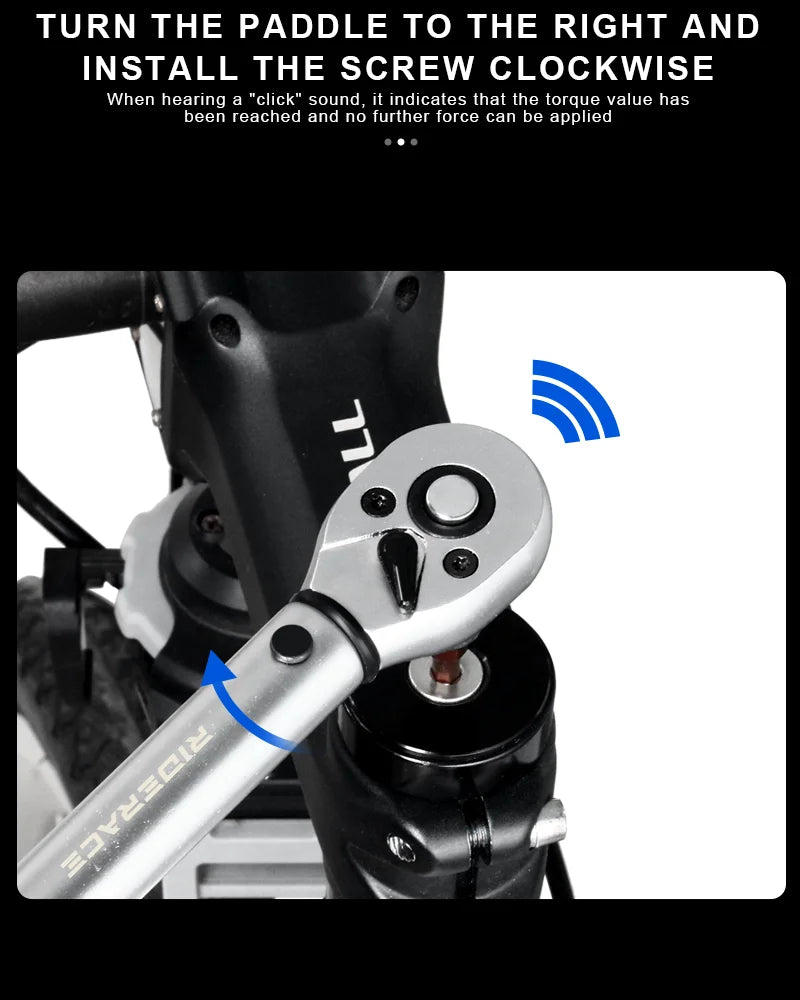 Momentnyckelset för Cykel – 15 delar, 1/4", 2–24 Nm
