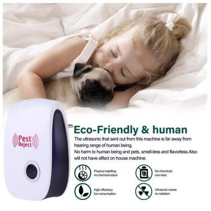 Ultrasonic Rat Destruction Mosquito Killer Repellent Pest Control Safe Effective For Home Garden Indoor Outdoor Insect Repeller