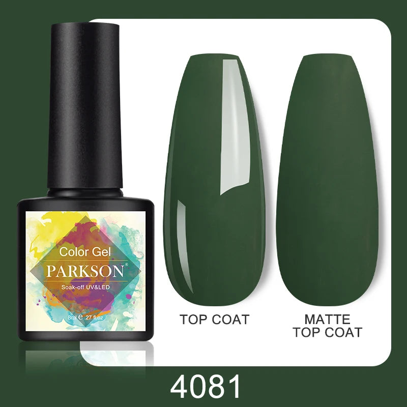 Parkson No Wipe Top Base Coat Nail Gel polish Design Enhancer Varnish Semi Permanent Soak Off UV LED Nail Art Tool