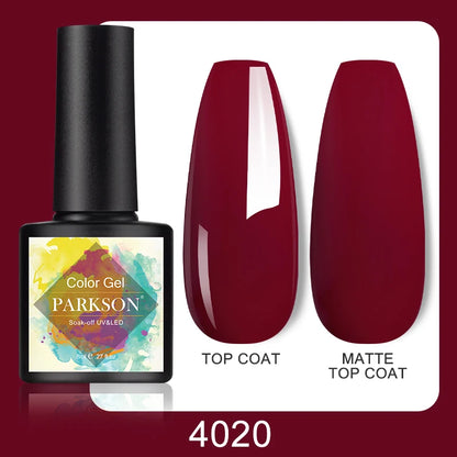 Parkson No Wipe Top Base Coat Nail Gel polish Design Enhancer Varnish Semi Permanent Soak Off UV LED Nail Art Tool