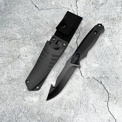 Portable Straight Cutter Built 5Cr13Mov Steel Blade and Comfortable ABS Grip, Equipped with Sheath for Field Trips and Daily Use