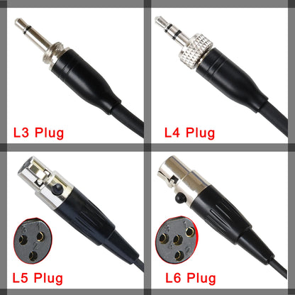 FREEBOSS Saxophone Microphone 3.5mm 3 Pin 4 PIN Trumpet Horn Trombone Clarinet Instruments Mic for Bodypack Transmitter IM-20-K