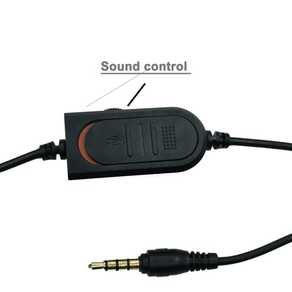 DIXSG Gaming Headset 3,5mm – Over-Ear Aktiv Brusreducering HD-mikrofon PS4 PC Smartphone Blå Röd