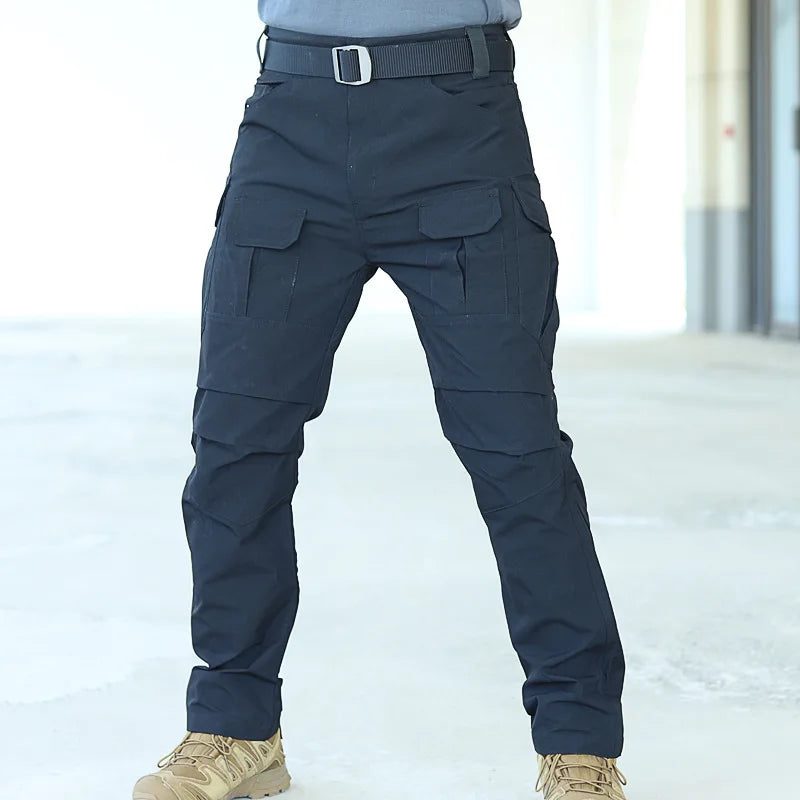Summer Tactical Multi-pocket Work Tactical Pants Men Outdoor Waterproof Sports Hiking Climbing Pants Combat Cargo Trousers