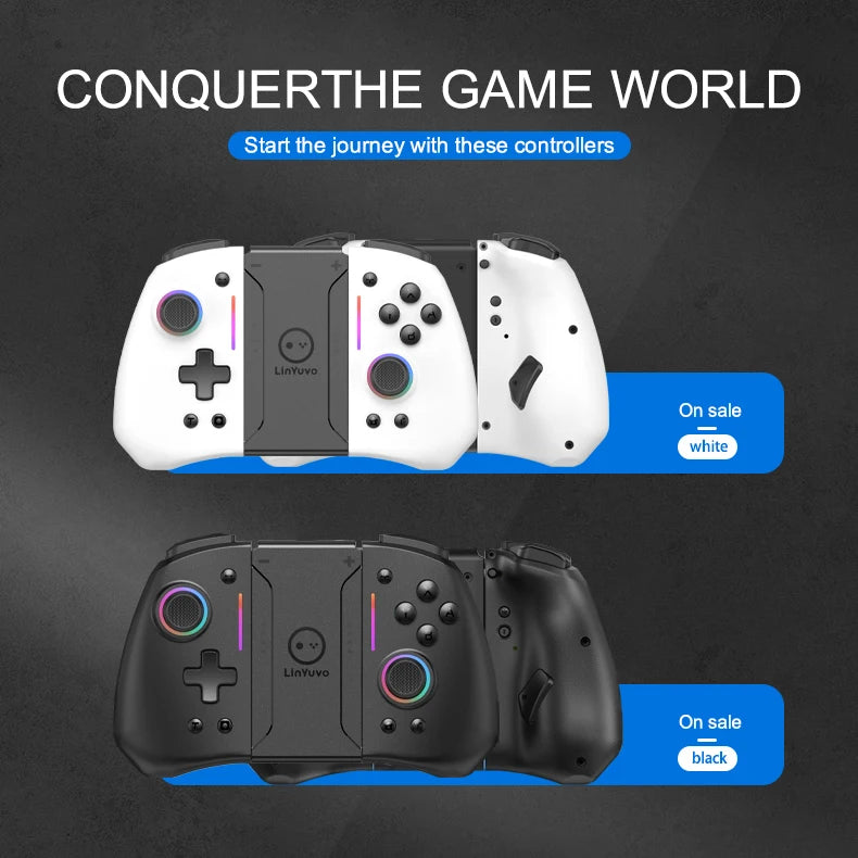For Nintendo Switch & OLED & Lite Wireless Controller Bluetooth Gamepad Control Hall Gaming Mando Command Game Pad Accessories