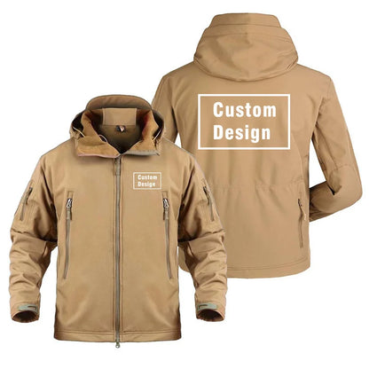 Herr Militär Softshell Set 2026 – Fleece Jacka + Byxor Outdoor, Grå/Svart/Khaki/Kamouflage S–4XL