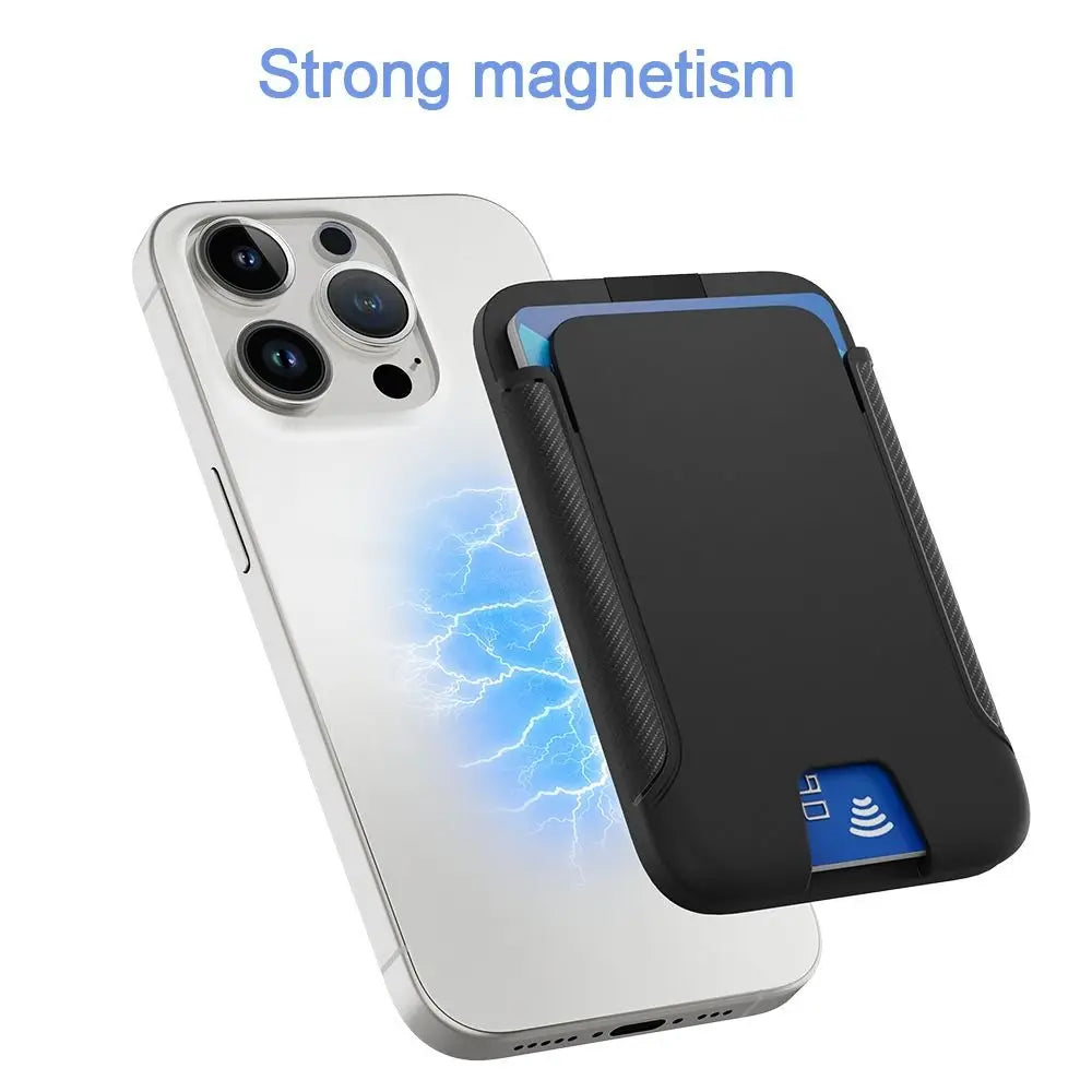 For Magsafe Wallet Magnet Phone Card Holder Foldable Anti-theft Magnetic Stand PC for iPhone 16 15 14 13 12 ProMax