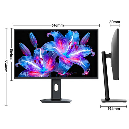 KTC H27T7P-2 Gaming Monitor 27" – Fast IPS 2K QHD 210Hz OC 1ms HDR400 FreeSync G-Sync 1,07 Mdr Färger Höjdjusterbart Stativ VESA