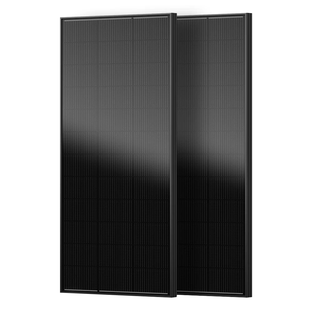RVPOZWER Rigid Solar Panels 18BB N-Type Mono Cells 24.2% High Efficiency PV Power for Home RV Charge Farm Outdoor Off-Grid Travel Camping High Output 200W/400W/800W