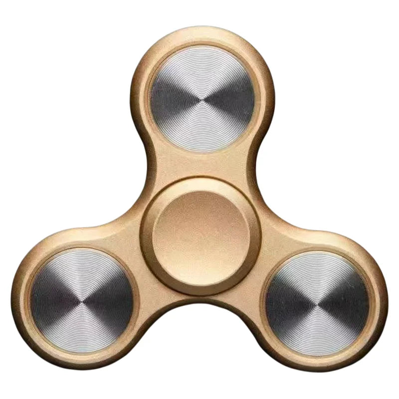 Fidget Spinner Tre Blad – Aluminiumlegering Tyst Stresslindring Anti-ångest Portabel Present Vuxna 5 Färger 2026