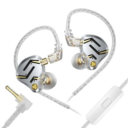 KZ ZS12 Pro 2 in-ear-hörlurar med hybridteknik och löstagbar kabel