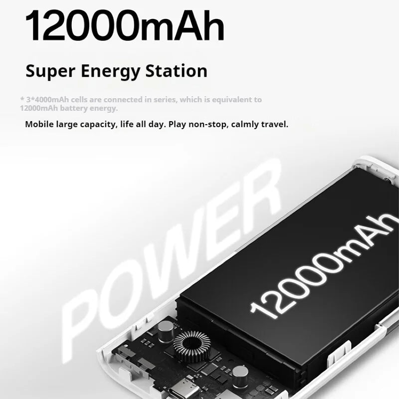 100% Original OnePlus 12000mAh SUPERVOOC Power Bank 100W Fast Charging Portable High Capacity Lightweight Mobile Phone Charger