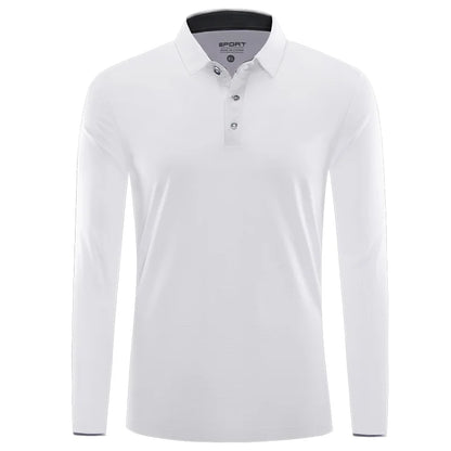 Långärmad Polo Snabbtork Eget Tryck & Brodyr – Lapelkrage | Reklamkläder & Profilprodukter
