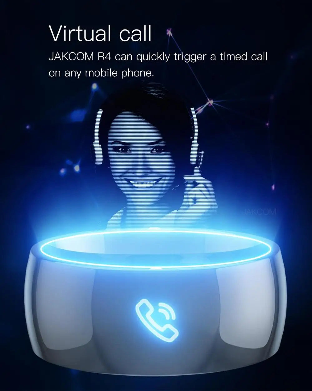 Jakcom NFC Smart Magic Finger Ring, New Technology IC/ID Module Access Card Phone Smart Accessories Fashion Ring for Android IOS
