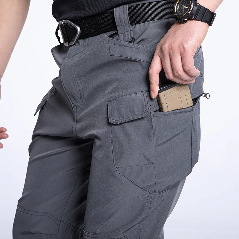 Outdoor Assault Pants with Thickened Fleece for Men Waterproof and Warm Various Colors of Casual Work Pants Hiking Pants
