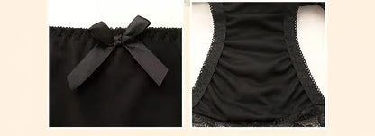 Dam 2-delat Set – Sexig Push-up BH med Knappar & Fjärilsdetalj, 4 Färger
