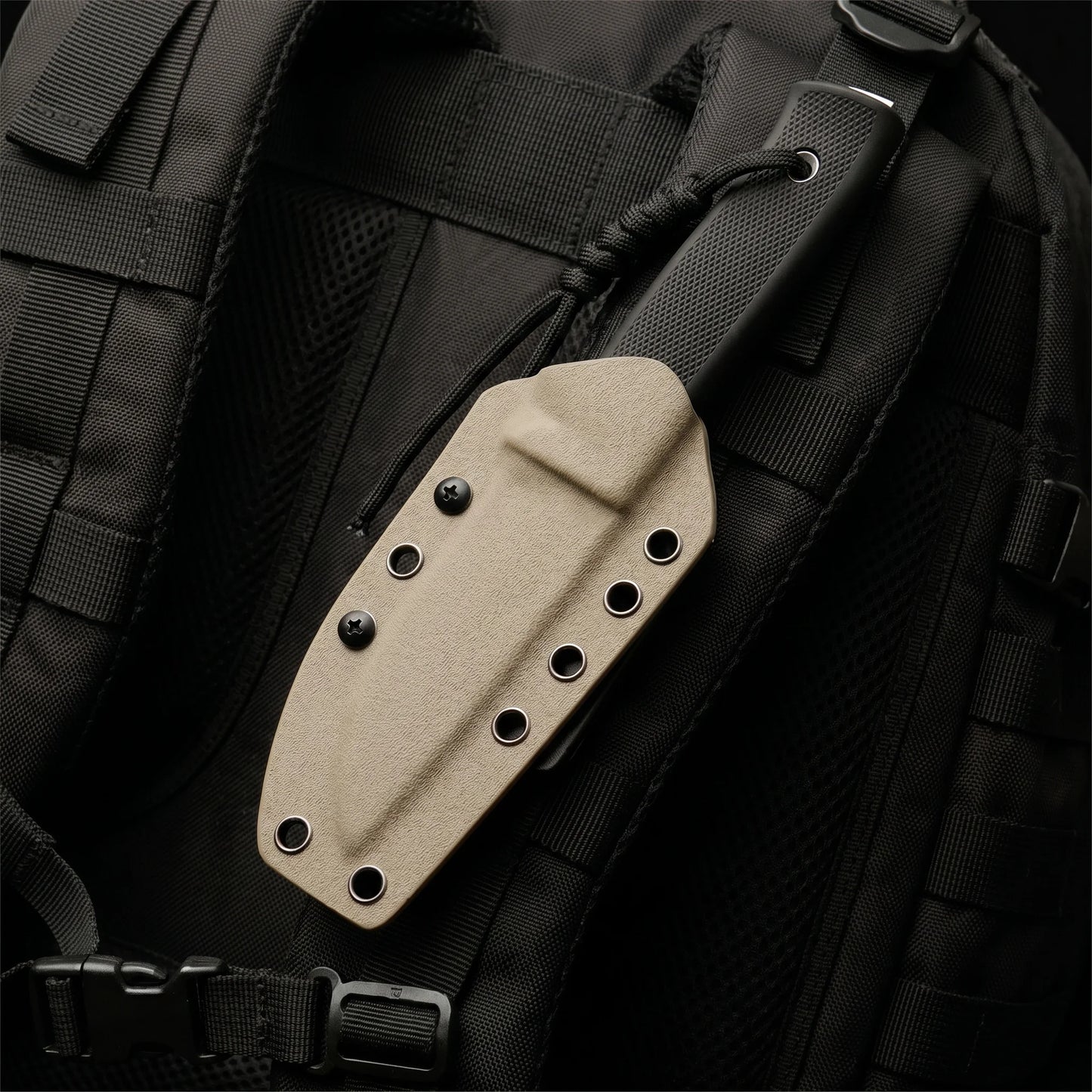 Portable storage outdoor knife, exquisite with sheath protection, camping, hiking, short distance travel, multifunctional knife