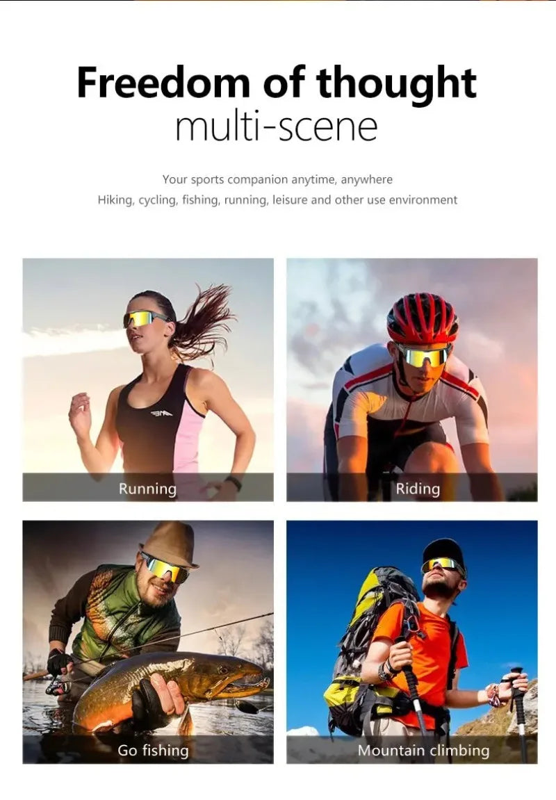 Cycling Running Bluetooth Smart Glasses Technology Audio Call Remote Headset Sunglasses Sports Driving Music Earbuds Headphones