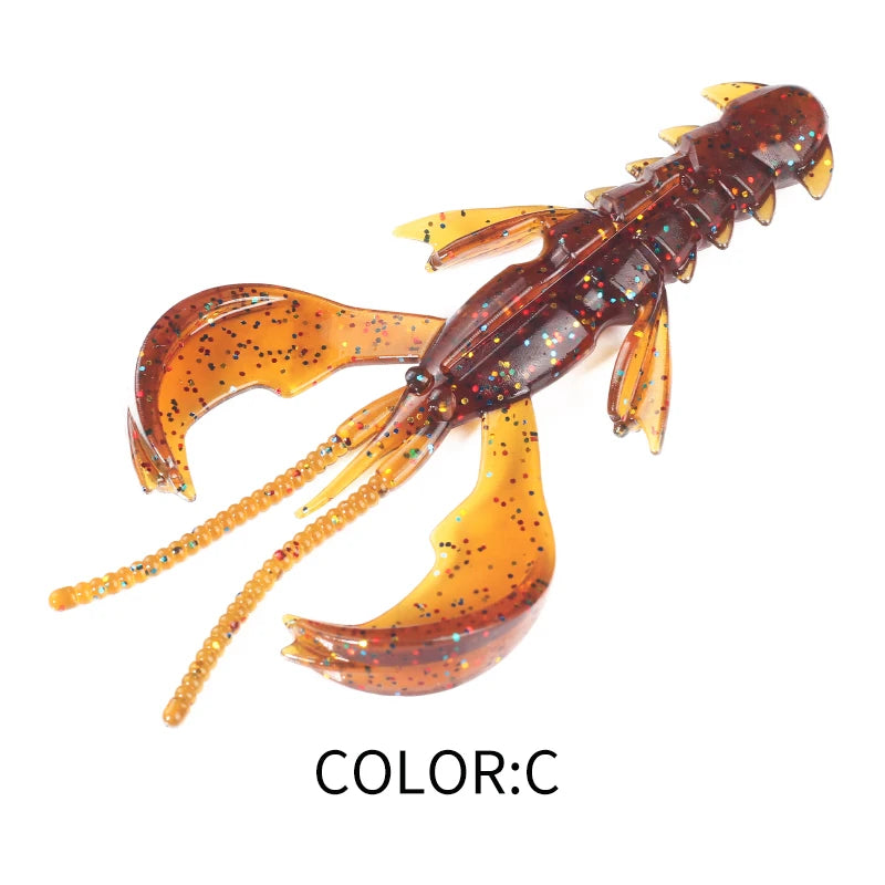 Supercontinent CRAZY nimble Total length 8cm/4.2cm Lobster Soft Lure Fishing Lures Attractive Shrimp odor salt Wobbler