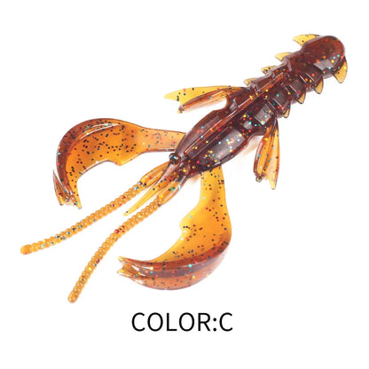Supercontinent CRAZY nimble Total length 8cm/4.2cm Lobster Soft Lure Fishing Lures Attractive Shrimp odor salt Wobbler