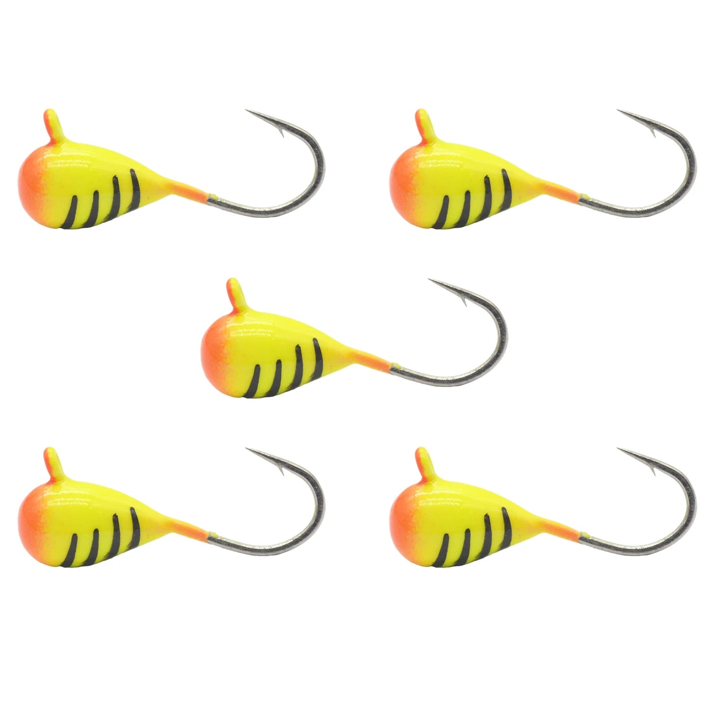 Tungsten Ice Jigs Glow Tungsten Ice Fishing Lure Jigs for Crappie Panfish Walleye