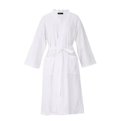 Unisex Kimono Badrock Lång – Lätt Mjuk Sommar & Höst Loungewear, 17 Färger M–3XL