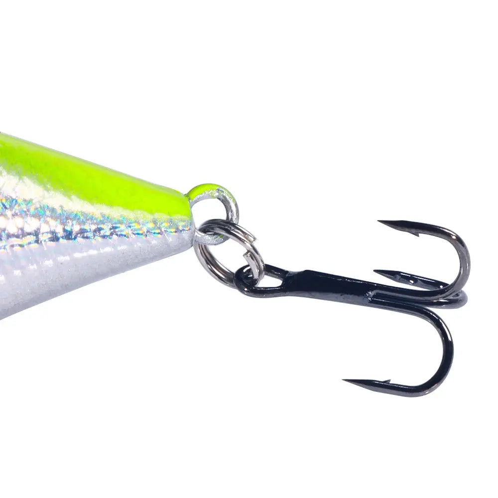 Topwater Crankbait Lures 5Pcs 4.4g 5cm Artificial Wobbler Bait For Bass Pike Rockfish Freshwater Fishing Tackle