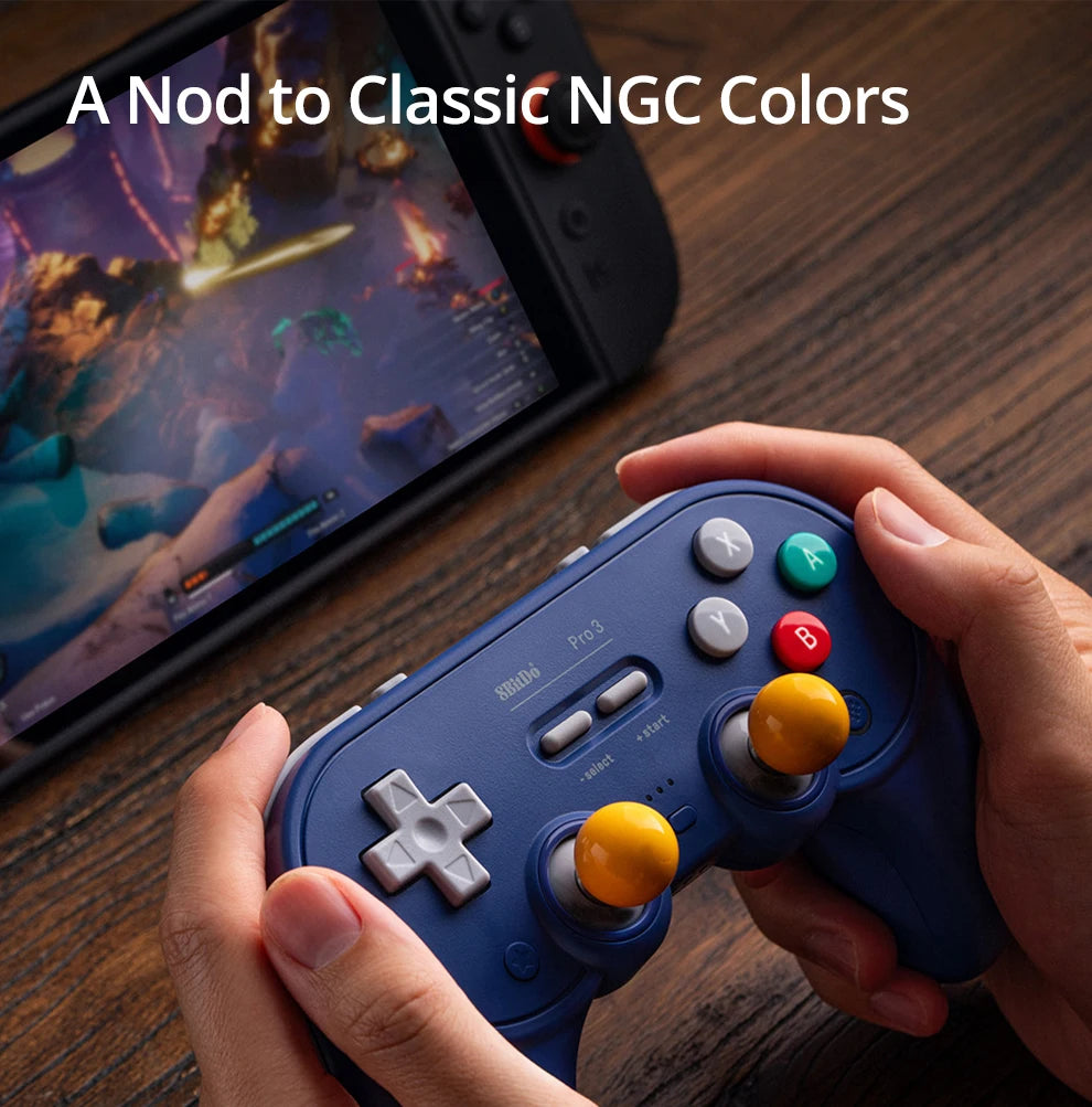 8BitDo Pro 3 Bluetooth Game Controller Wireless Gamepad with TMR Joysticks for NS Nintendo Switch 2, PC Windows, ANDROID, iOS