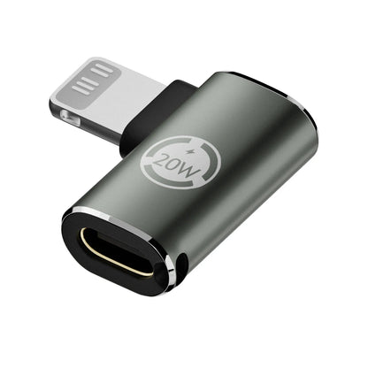 PD20W USB C Fast Charging Adapter USB Type-C Female To Lighting Male Straight Head Elbow Converter Adapter For IPhone 14 13 12