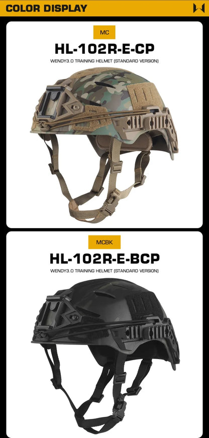 Wendy 3.0 taktik- och träningshjälm, förenklad version för jakt och airsoft