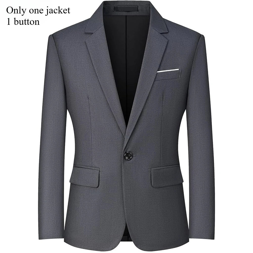 Men Suits Sets High Quality For Wedding Elegant 2 Pieces Jackets Pants Stretch Blazers Tailored Formal Full 2025 Costume