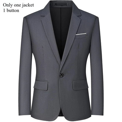 Men Suits Sets High Quality For Wedding Elegant 2 Pieces Jackets Pants Stretch Blazers Tailored Formal Full 2025 Costume