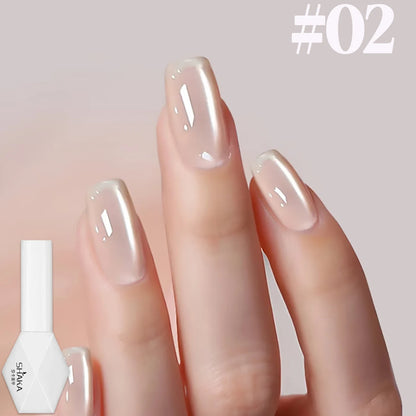 1-12pcs SHAKA Autumn Tanhua Cat Eye Pink Transparent Color Gel Nail Polish 2026 New Simple And Generous Halloween Nail Gel
