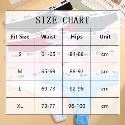 3Pcs/Set Seamless Cotton Panties For Women Soft Letter Embroidered G-strings Underwear S-XL Female Breathable Sexy Lingerie 2026