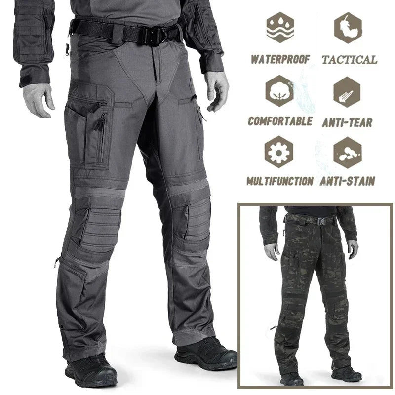 New Tactical Pants Hiking Cargo Pants Work Clothes Outdoor Uniform Camouflage Multi Pockets Tactical Clothes Climbing