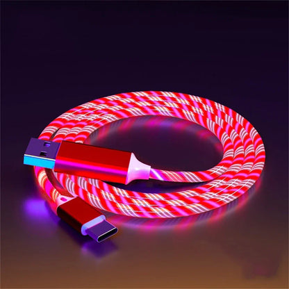 USB 3-i-1-kabel med LED-belysning