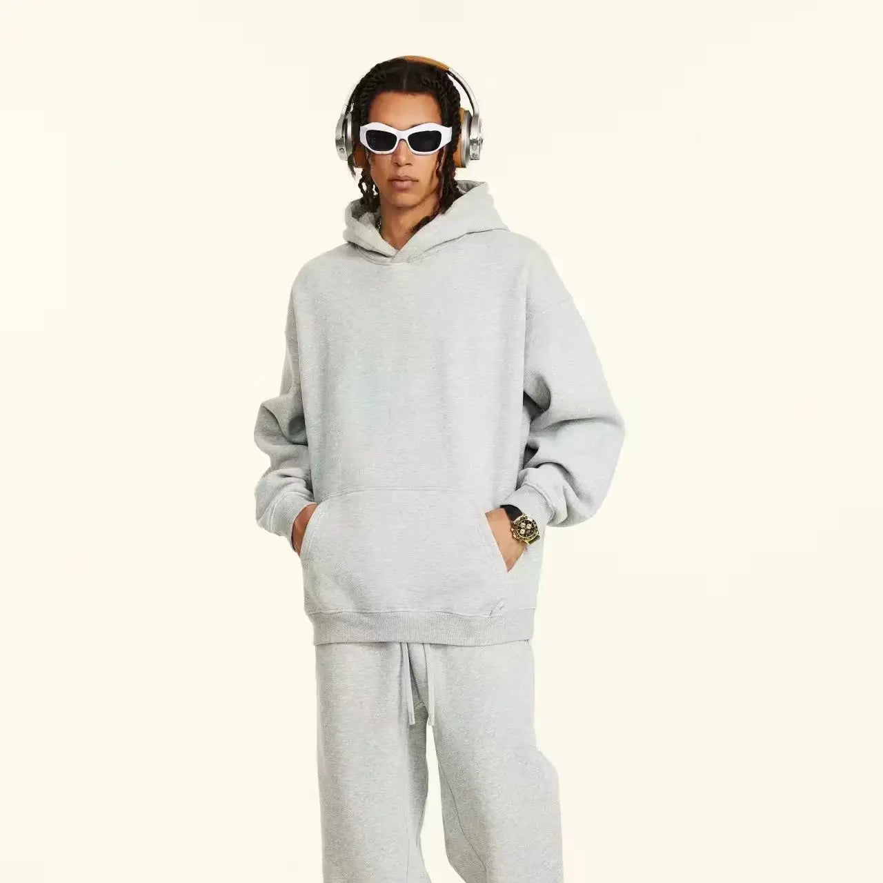 2026 Letter Men's Hoodie Men's and Women's Fashion Simple Long Sleeve Sweatshirt Autumn and Winter Street Trend Large Gym Hoodie