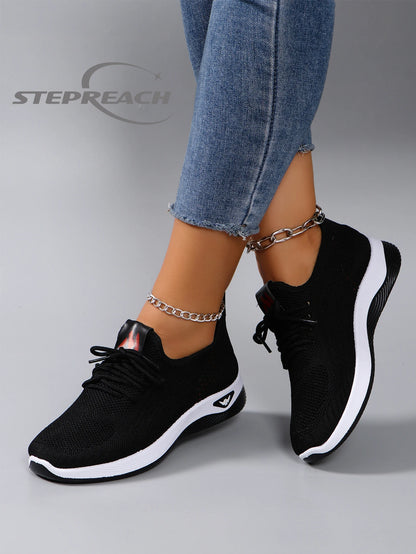 Dam mesh-sneakers med platt sula – Andningsbara, casual, sommar, storlek 37–41