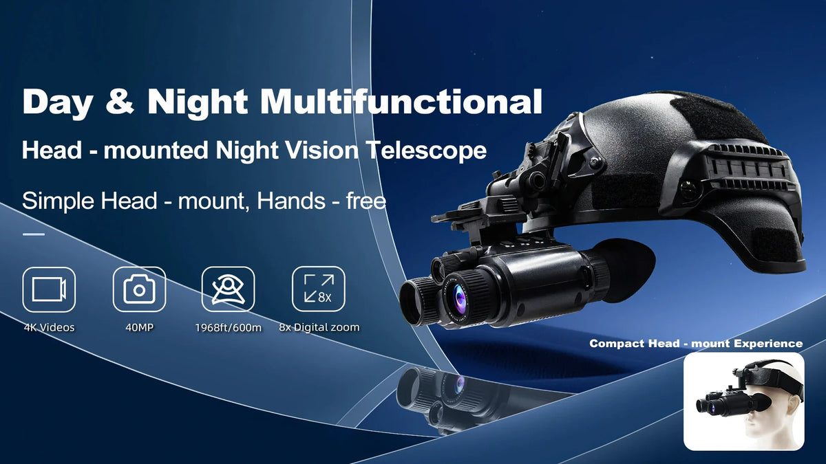 Z9158 600m Night Vision Binoculars with 3500mAh Lithium-Ion Battery Adult Infrared Goggles for Hunting Night Fishing Forest Fire