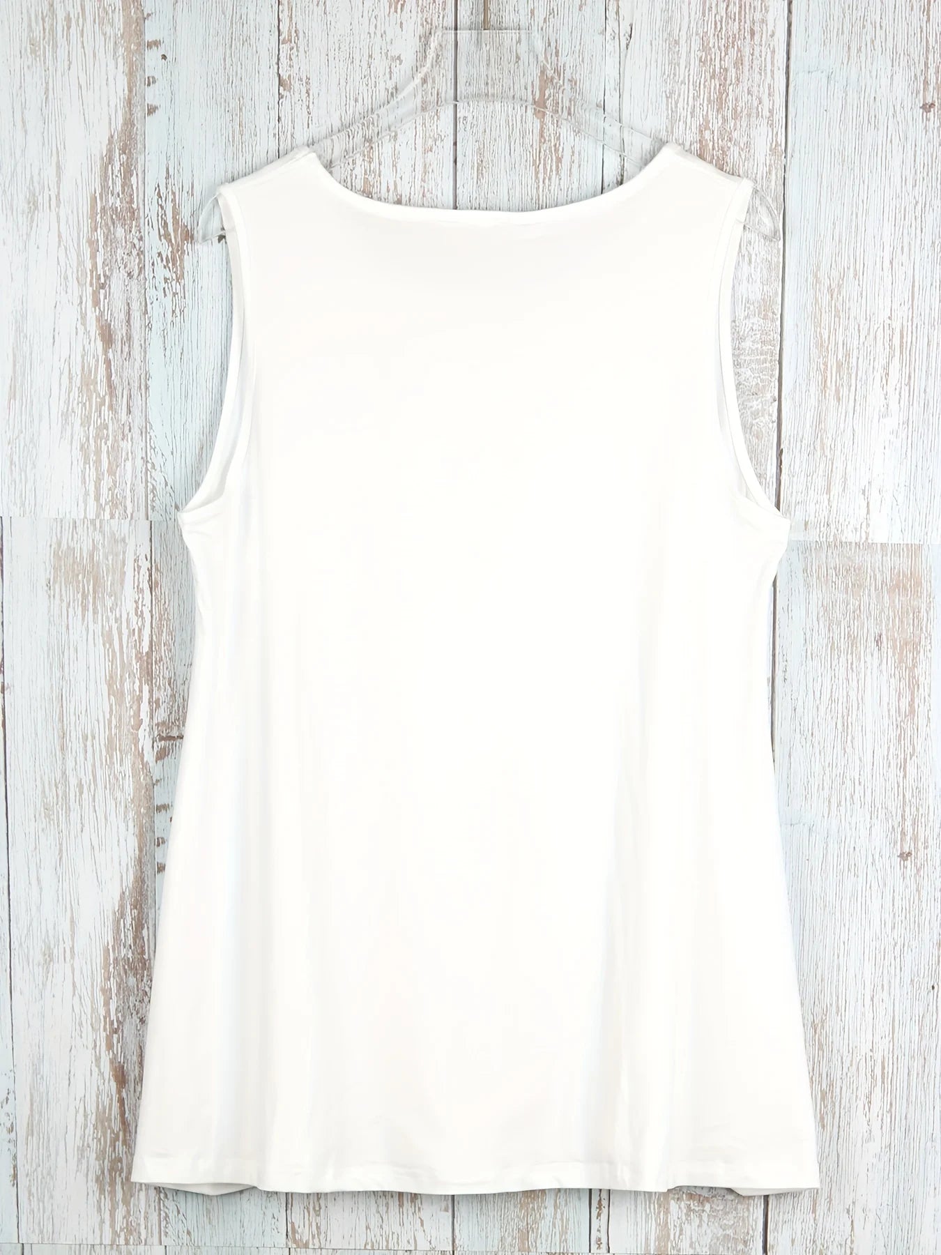 Plus Size Simple Solid Tank Top Casual Crew Neck Sleeveless Tank Top For Summer Women's Plus Size Clothing