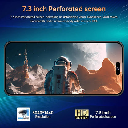I18 Pro Max Mobile Phones Smartphone Android Smartphone 5G Cell phone 7.3 Inch 16 + 48MP AI Camera 7800mAh Global Version