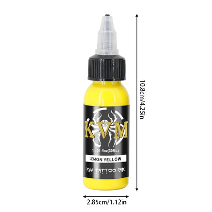 14Colors 1/oz Tattoo Ink Pigment Body Color Drawing Art Tattoo Ink Semi-permanent Makeup Tattoo Supplies for Tattoo Artists