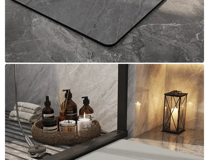 Bathroom Carpet Home Decoration Bath Absorbent Marbling Floor Mat Toilet Rug Doormat Non-slip Foot Mats Alfombra De Baño 양탄자