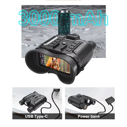 New 4K UHD Helmet Mounted Night Vision Binoculars 36MP Head Mounted Tactical 400M Hunting Infrared Digital NVG Goggles NV8161