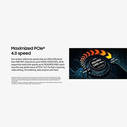 M.2 NVMe SSD 980Pro 990Pro – PCIe 4.0 7400MB/s 1TB 2TB 4TB Laptop & PC USB Type-C Snabb Lagring 2026