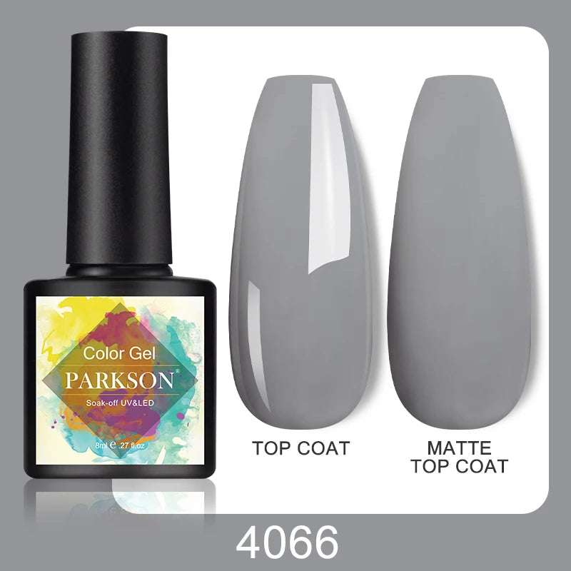 Parkson No Wipe Top Base Coat Nail Gel polish Design Enhancer Varnish Semi Permanent Soak Off UV LED Nail Art Tool