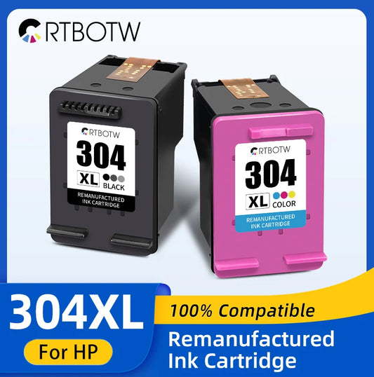 Blekkasset 304XL for HP 304 HP304 Deskjet 2600 3700 5000 Envy