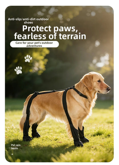 Dog Leg  Knee Patella Protection Joint Auxiliary Rehabilitation Ligament Joint Dislocation Pet Dirtproof Waterproof Rain Shoes